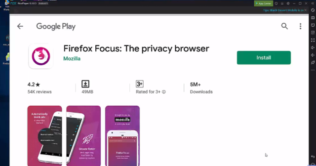 Firefox Focus for PC