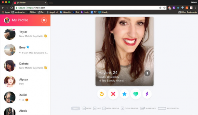 Tinder for PC