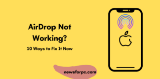 AirDrop Not Working