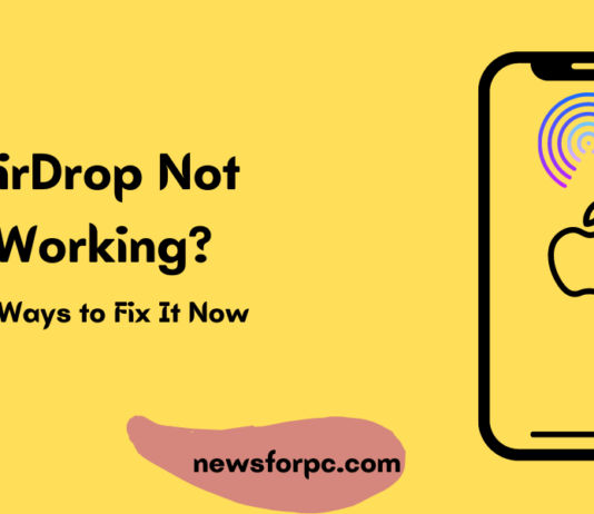 AirDrop Not Working