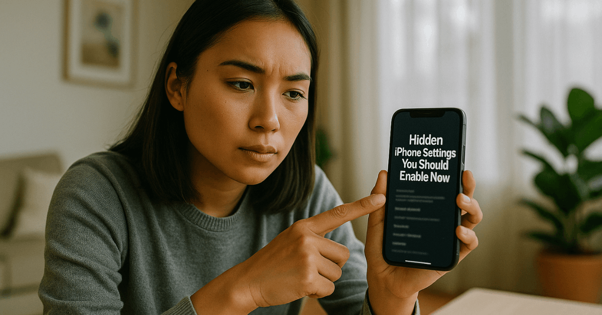 Hidden iPhone Settings You Should Enable Now
